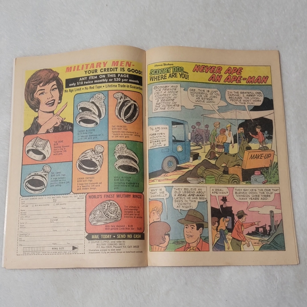 Scooby Doo #1 What A Night For A Knight Comic Book 1970 - Picture 11 of 16